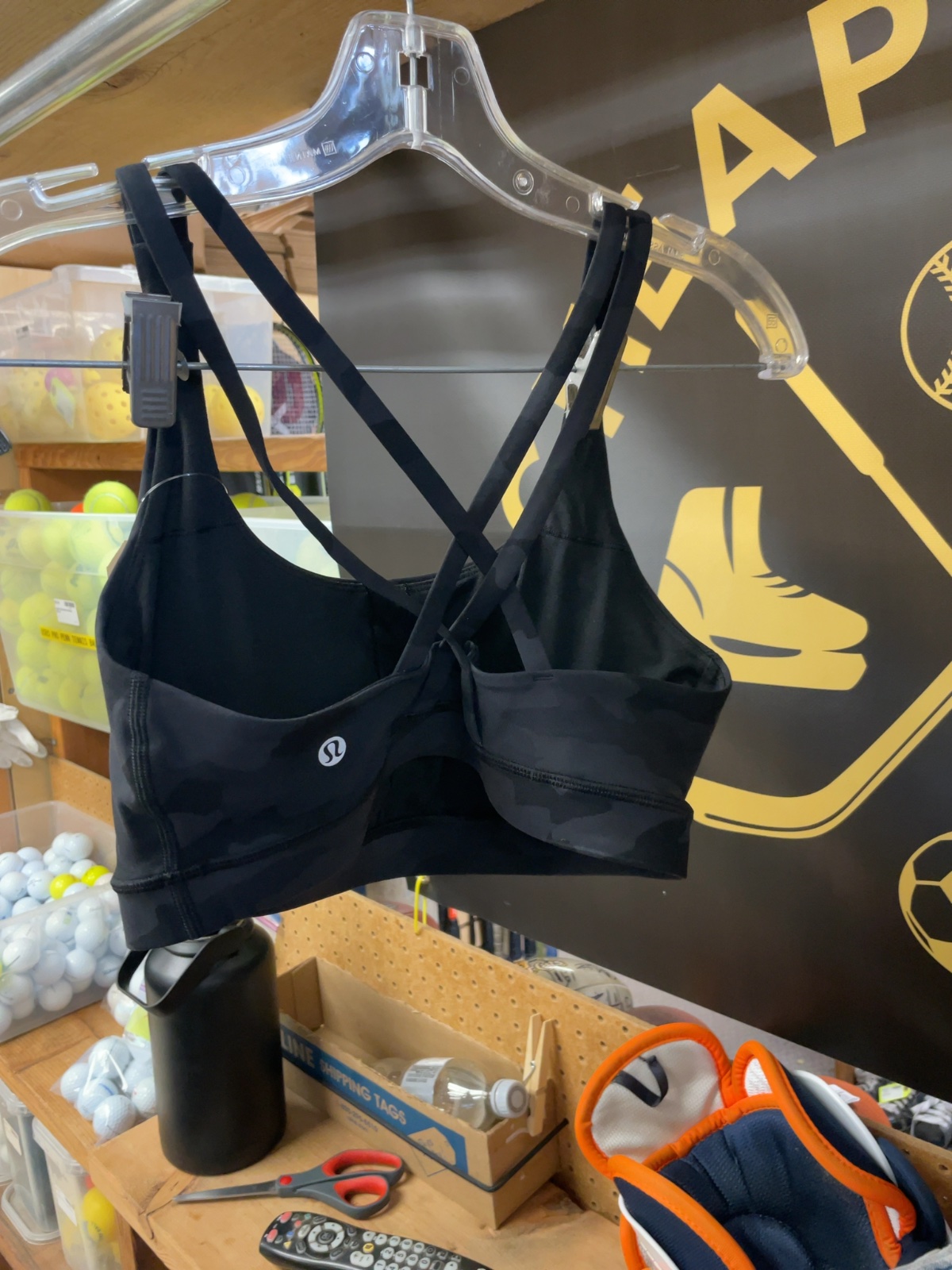 Lululemon Energy Bra Size 8 Black Camo