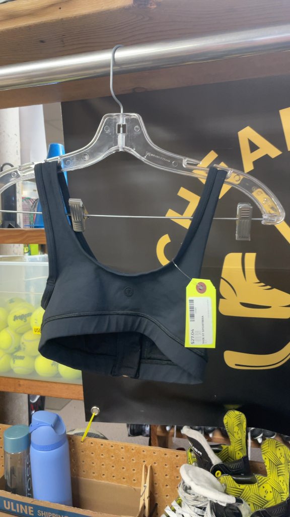 Lululemon Front-Zip Sport Bra - Black - Size 0