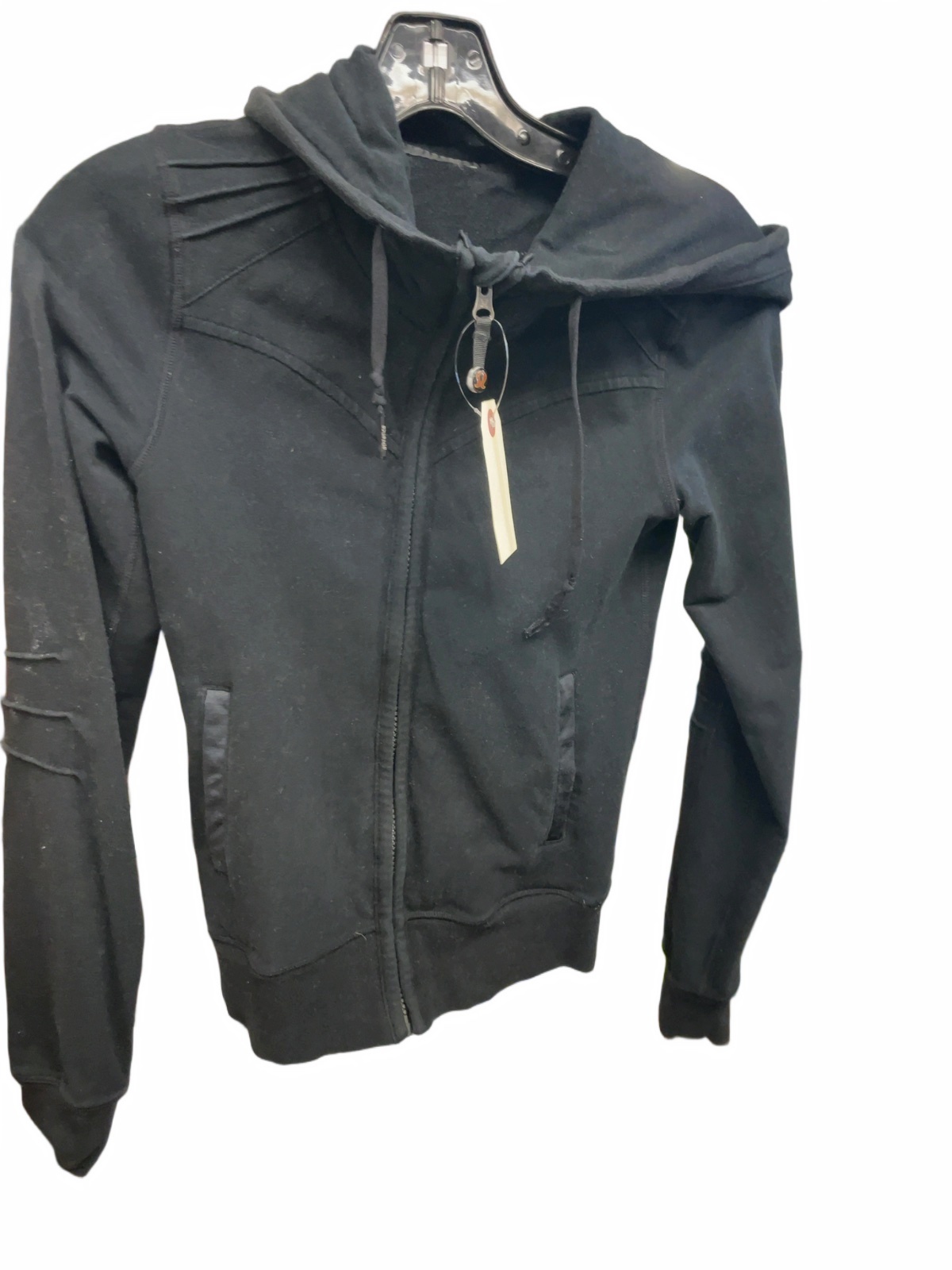 Lululemon Full Zip Hoodie Size 2 Black - image 1