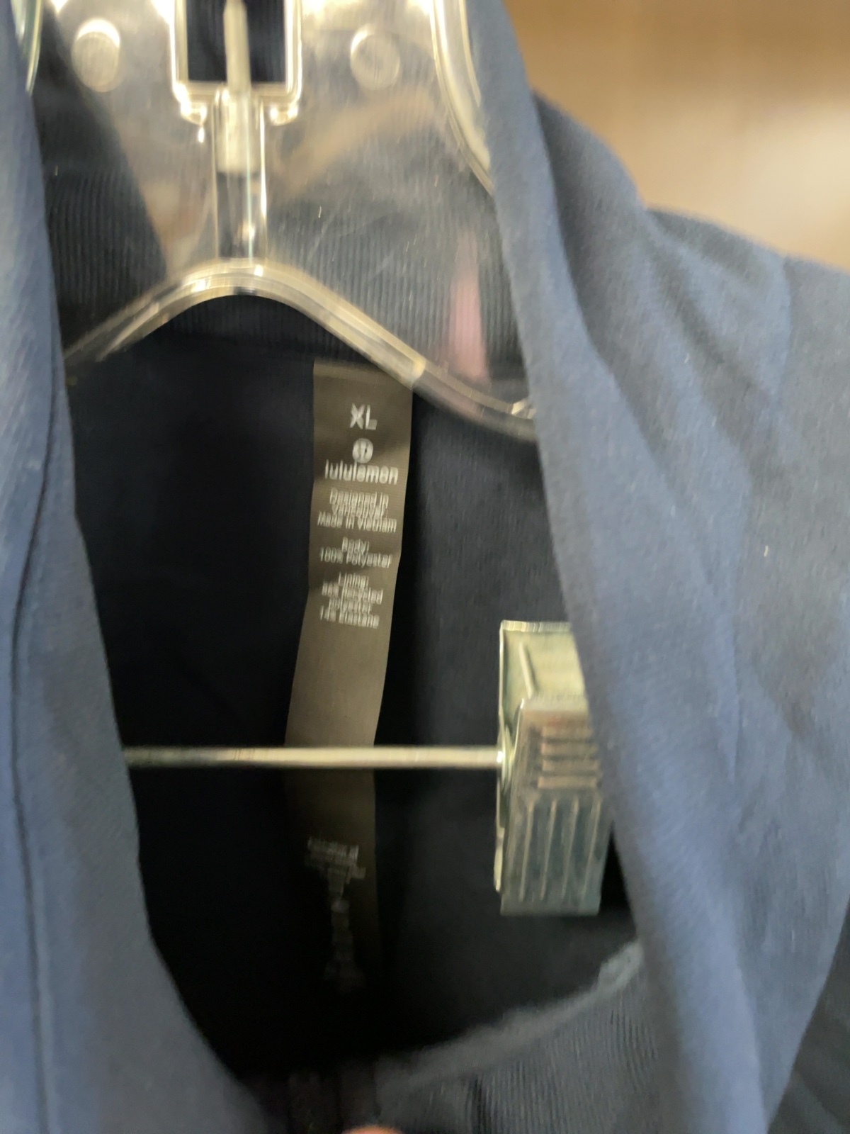 Lululemon Full Zip Jacket Size XL Blue