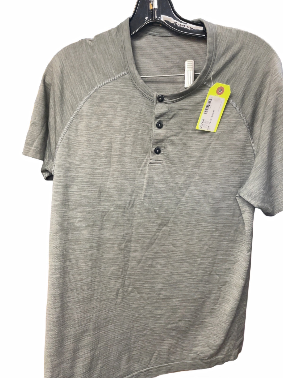 Lululemon Henley T-Shirt Large Grey - image 1
