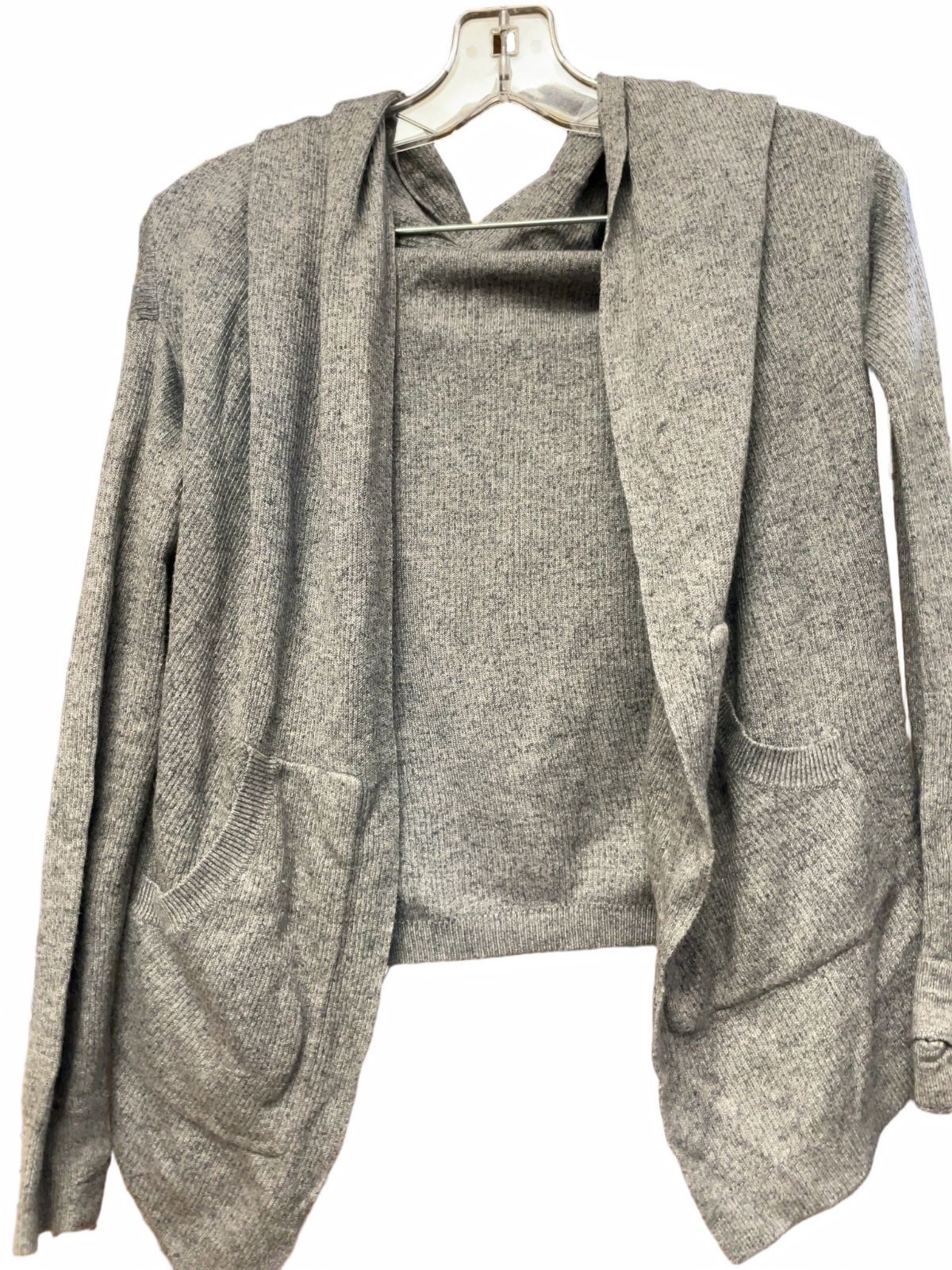 Lululemon Hooded Cardigan Sweater Size 2 Grey - image 1