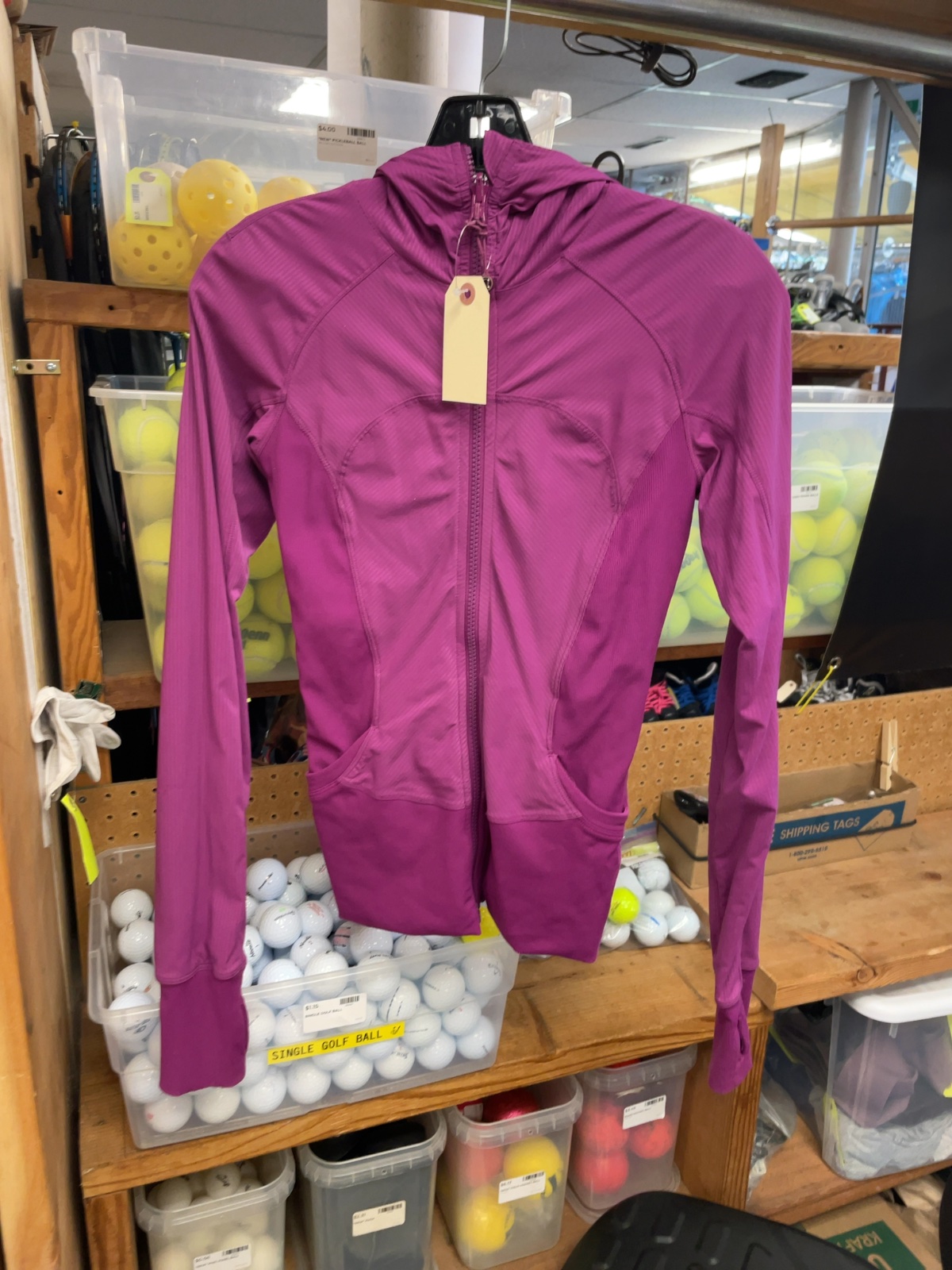 Lululemon Hooded Jacket Size 2 Purple