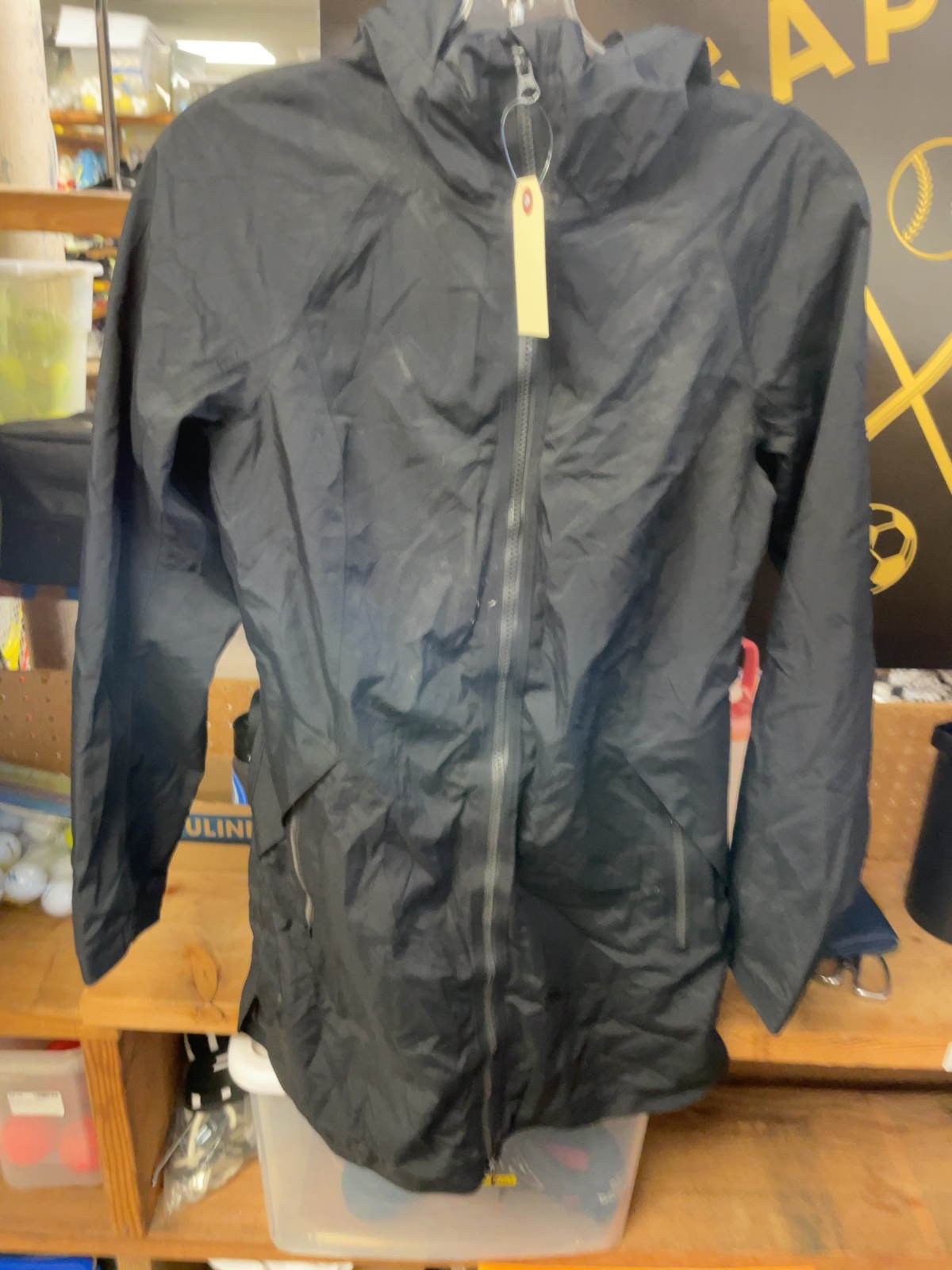 Lululemon Hooded Jacket Size 6 Black