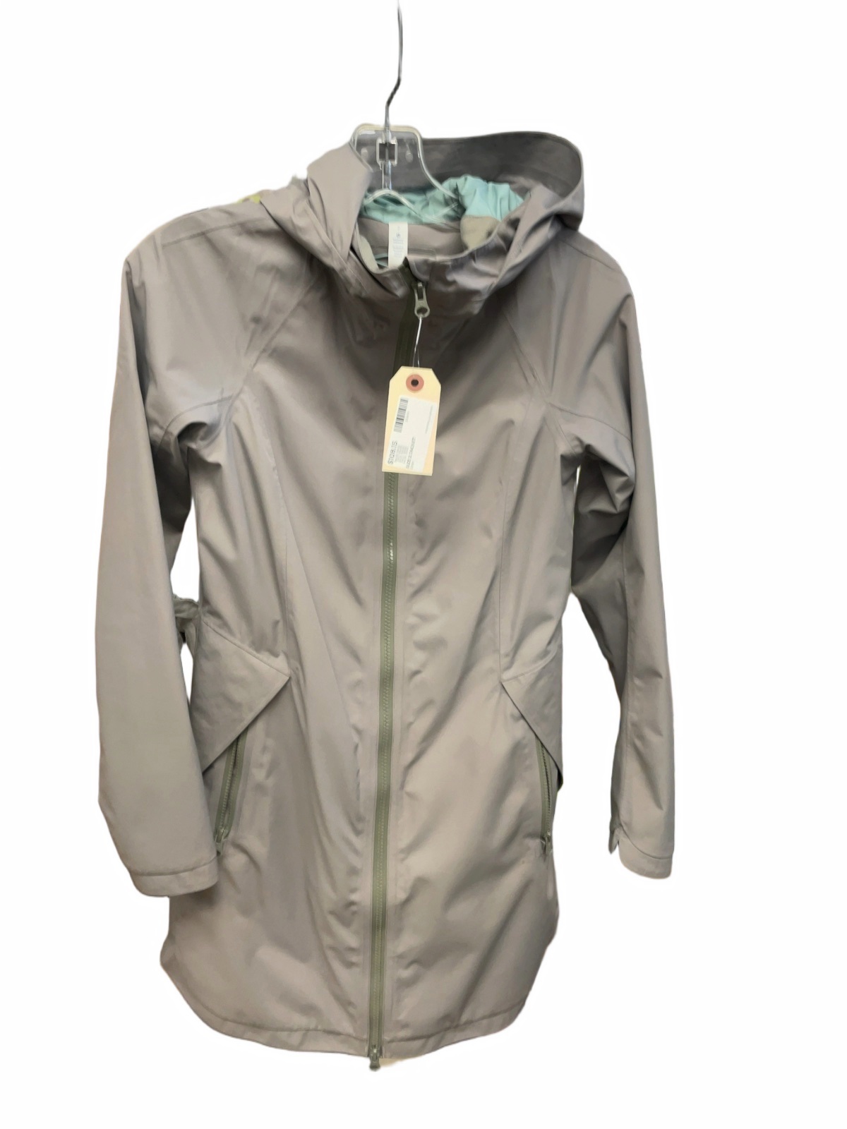 Lululemon Hooded Long Jacket Size 2 Grey - image 1