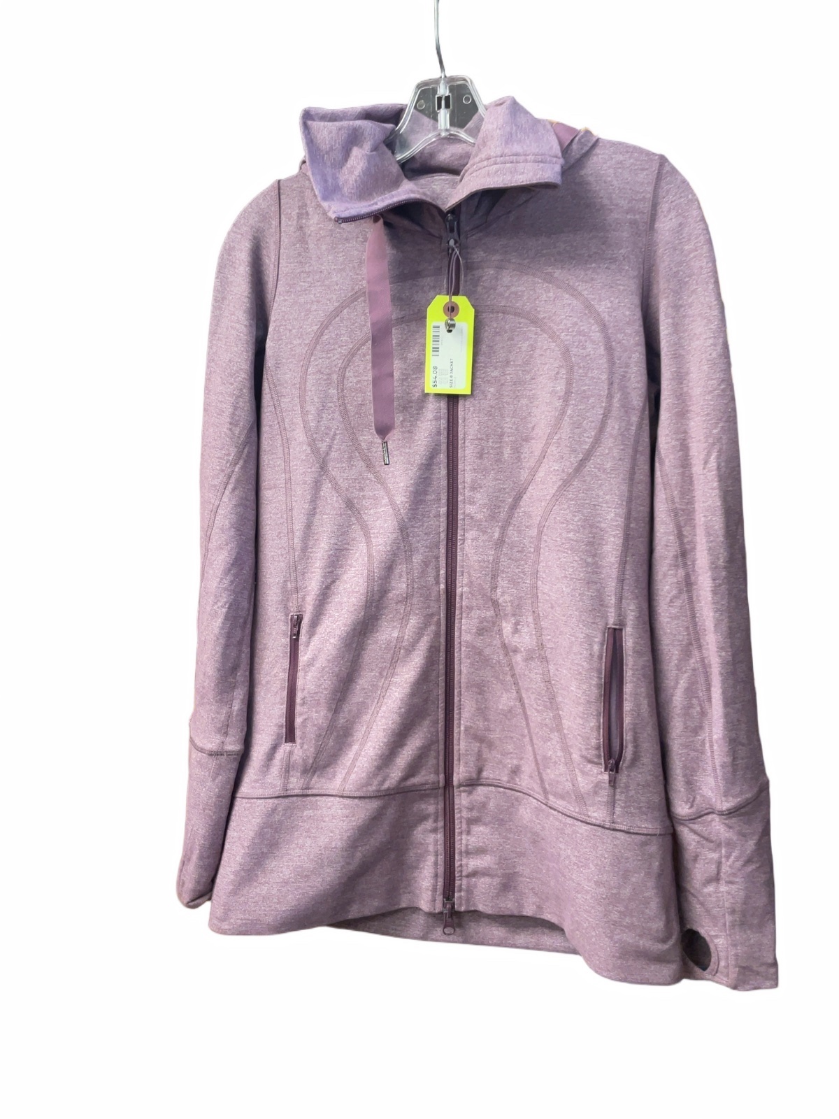 Lululemon Jacket Size 8 Purple Full Zip Hooded - image 1