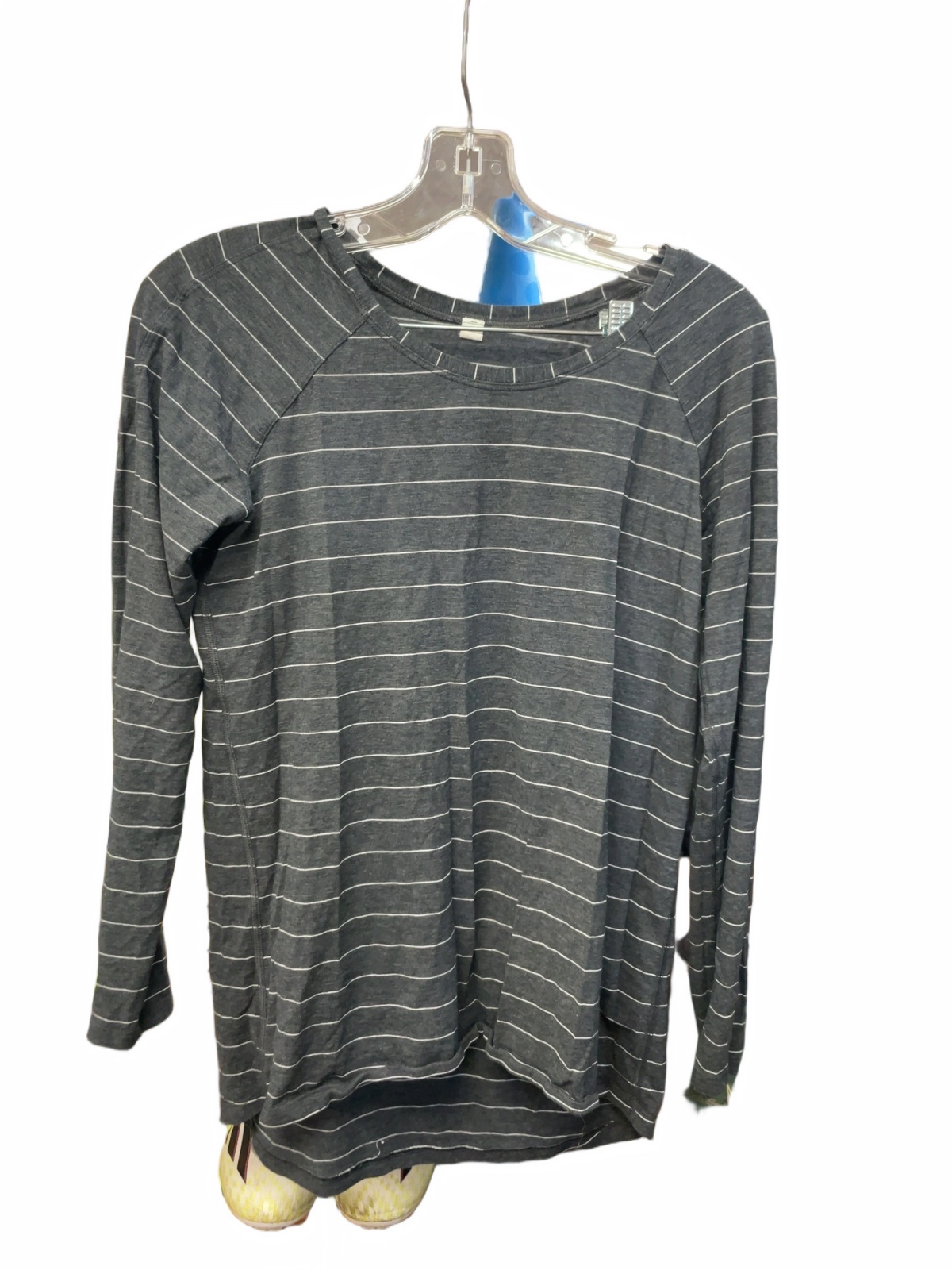 Lululemon Longsleeve Size 6 Grey Striped
