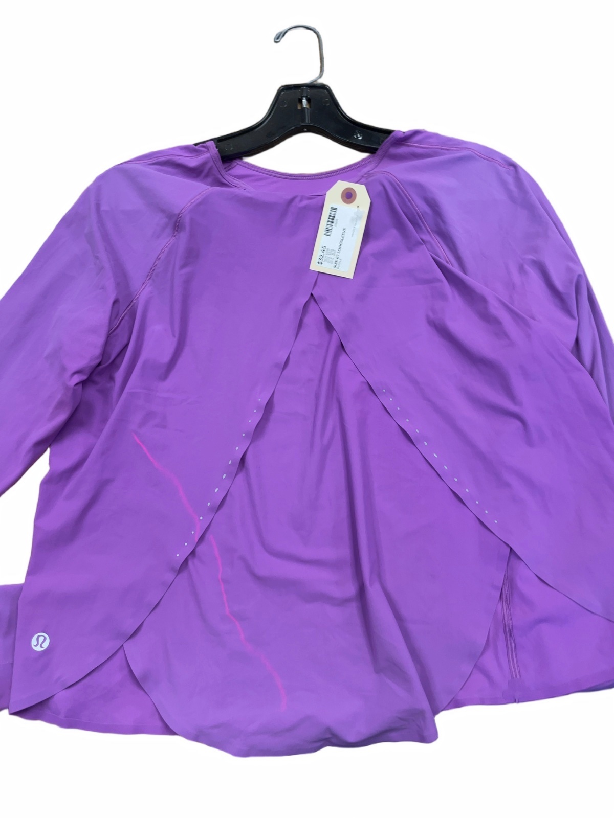 Lululemon Longsleeve Size 8 Purple Split Back - image 1