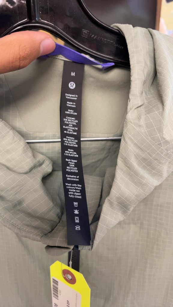 Lululemon Men's 1/2 Zip Hooded Jacket