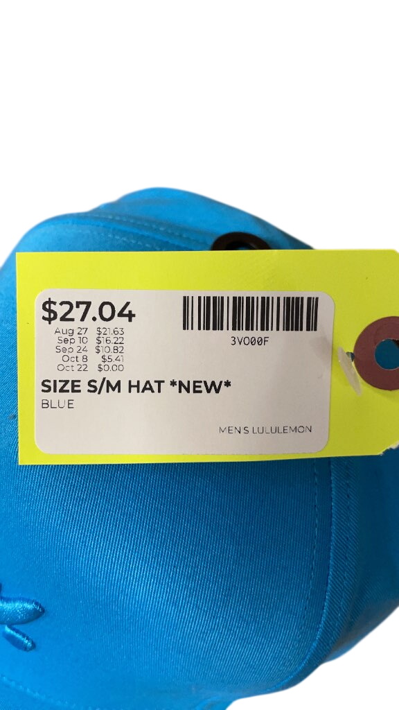 Lululemon Men's Blue Hat - Size S/M - image 1