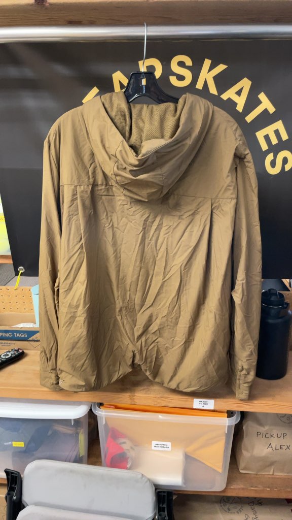 Lululemon Men's Hooded Pullover Jacket - Tan - Size L