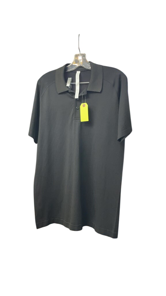 Lululemon Men's Polo Shirt - Black - Size Large