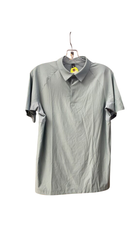 Lululemon Men's Polo Shirt - Blueish Green - Size Small - image 1