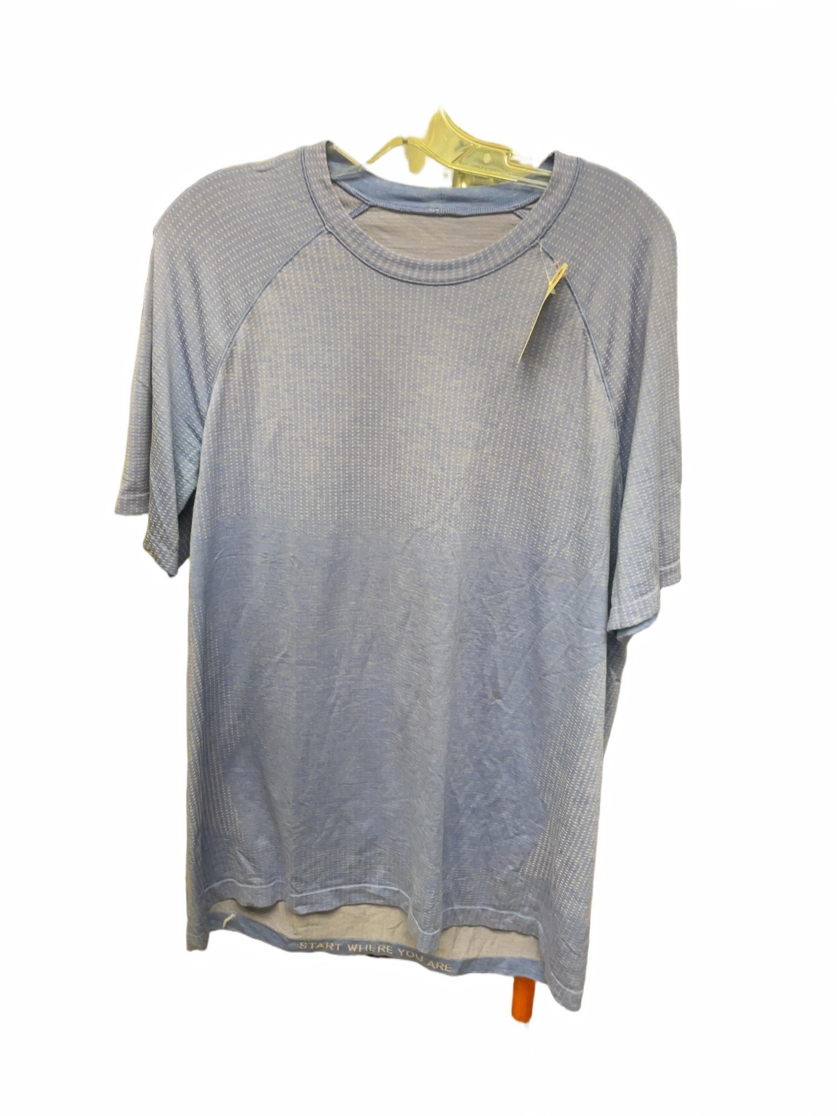 Lululemon Metal Vent Tech Size XL Short Sleeve Shirt Blue Purple - image 1