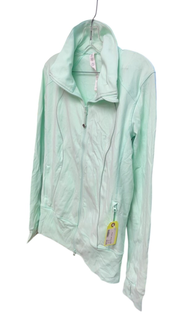Lululemon Nice Asana Jacket - Size 12 - Mint Green
