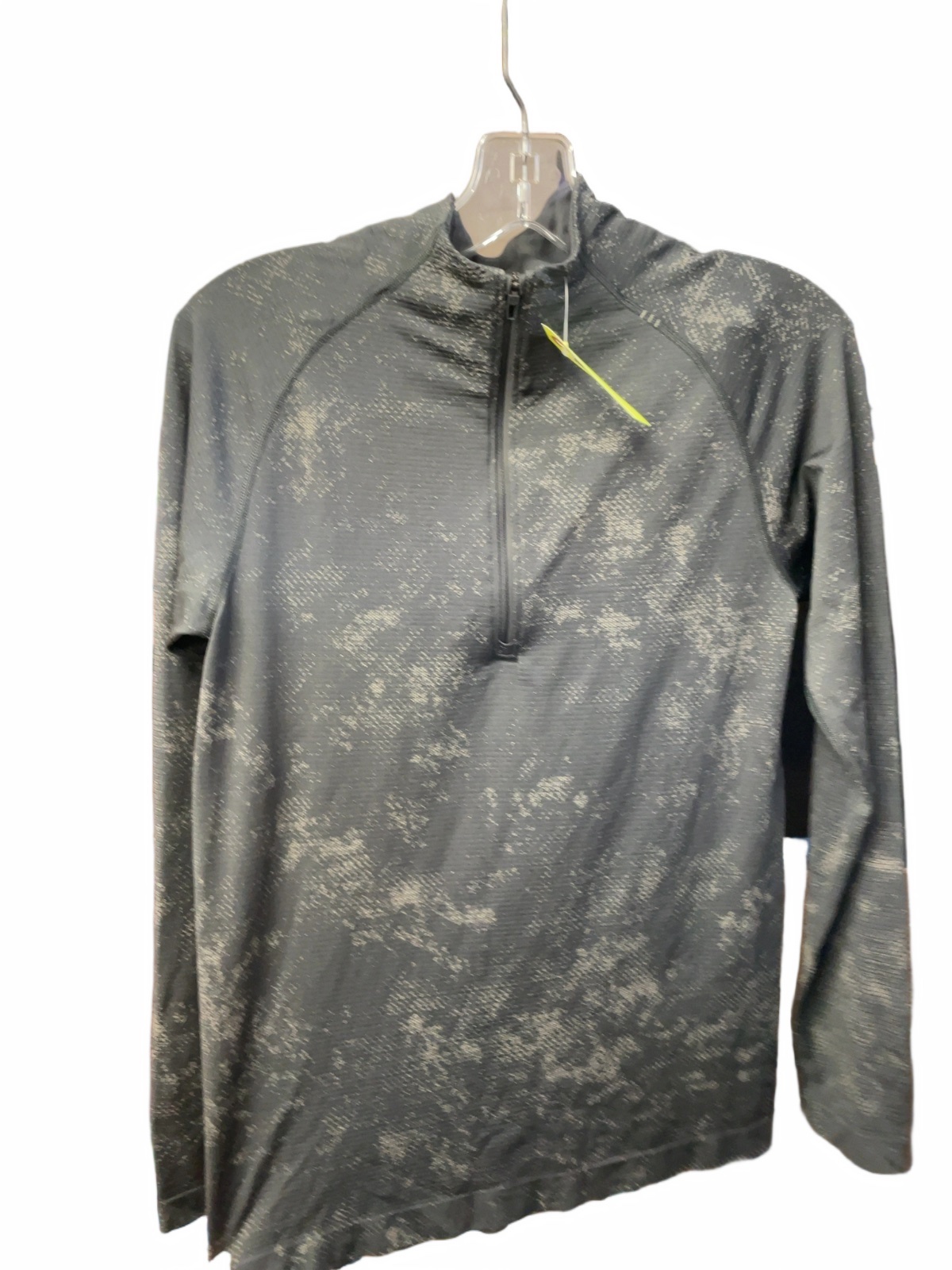 Lululemon Quarterzip Size Medium Green Patterned Shirt - image 1