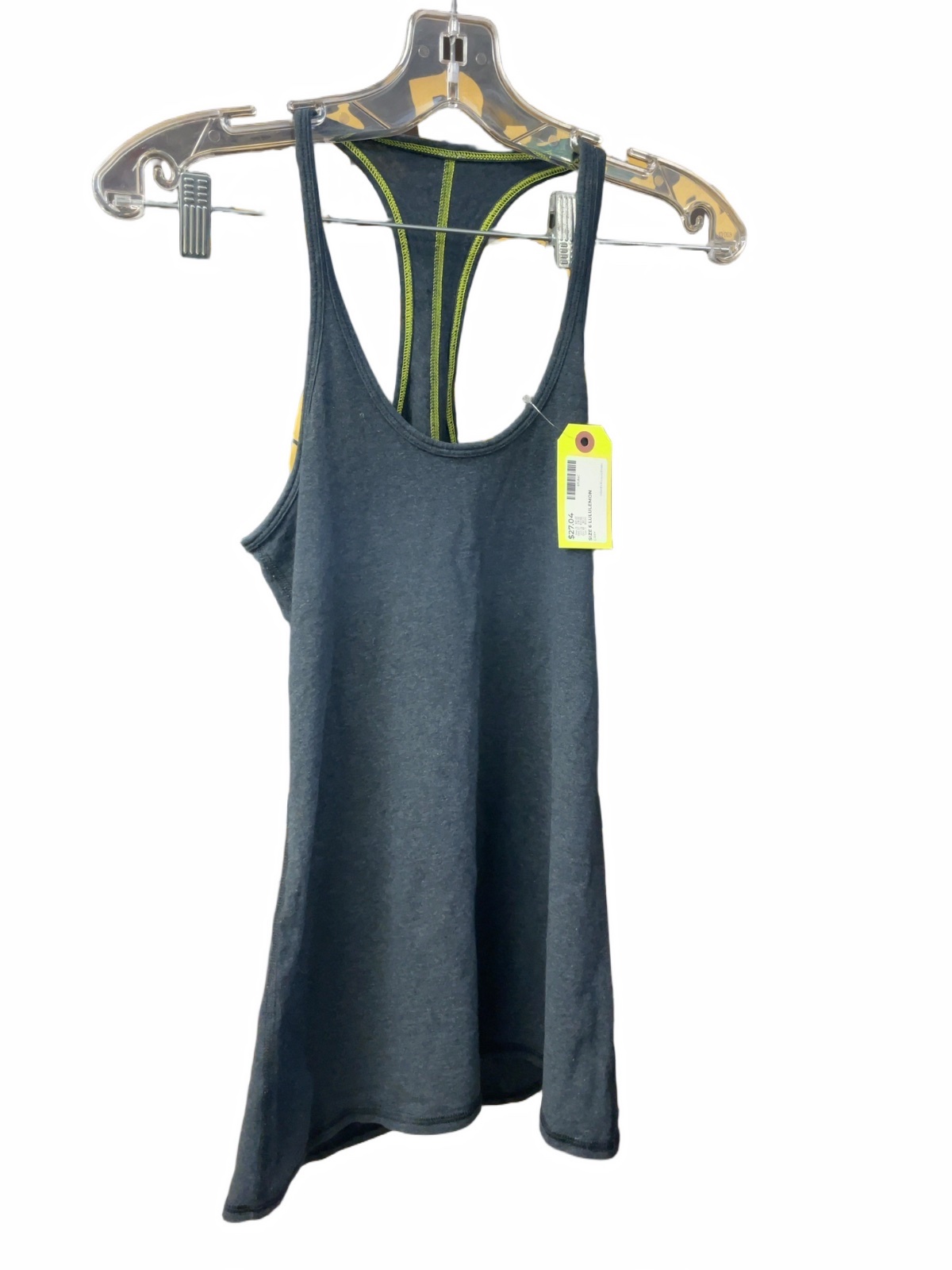 Lululemon Racerback Tank Top Size 6 Grey - image 1