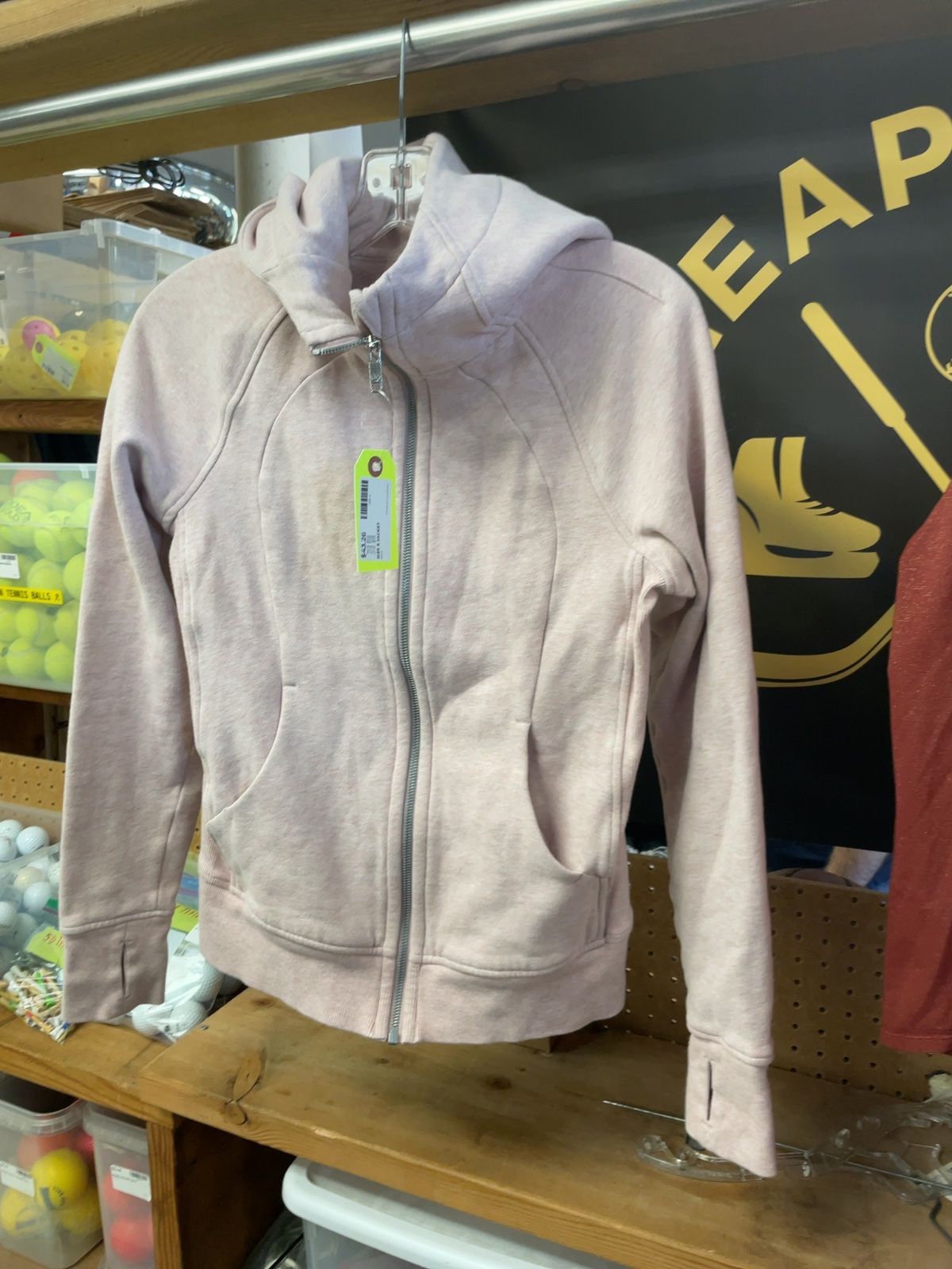 Lululemon Scuba Full-Zip Hoodie Size 6 Pink