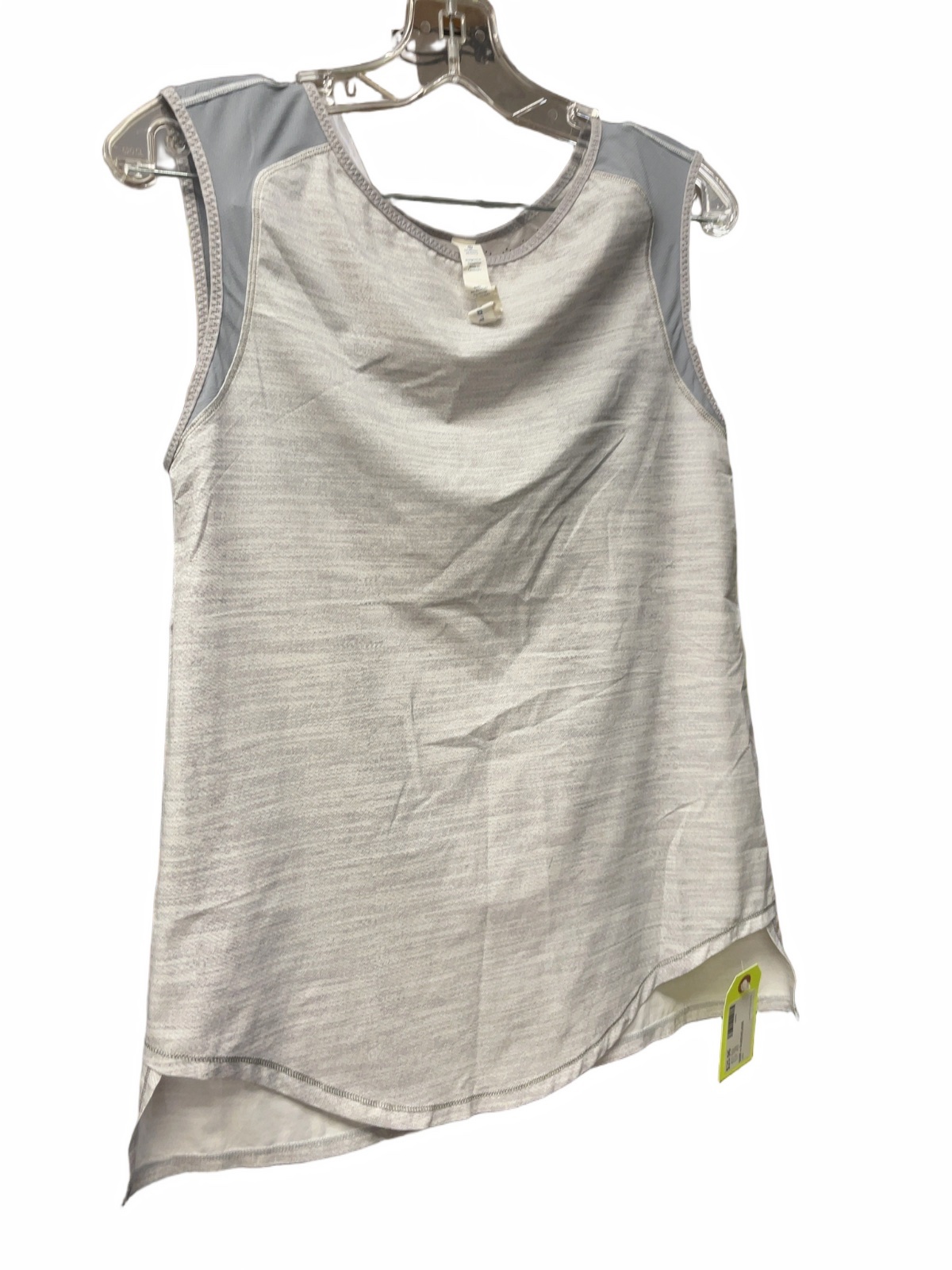 Lululemon Sleeveless Top Size 4 Grey Mesh Back - image 1