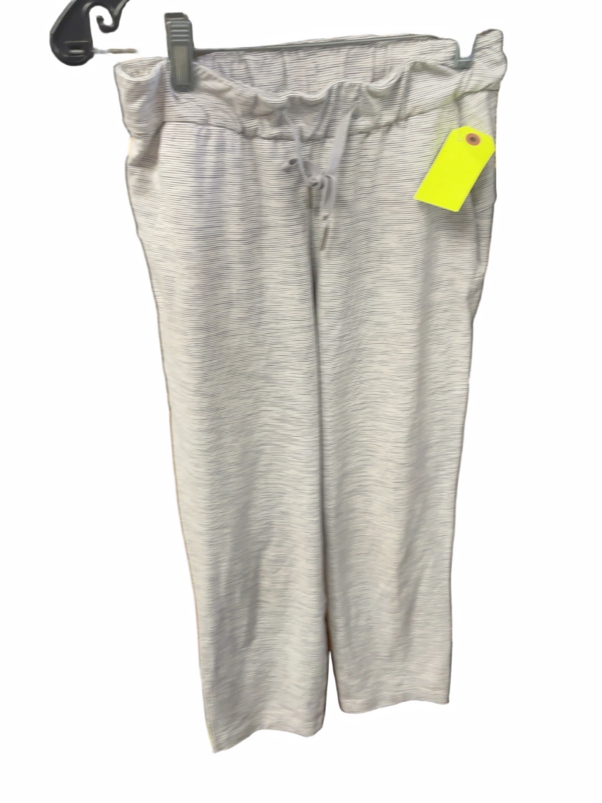 Lululemon Striped Pants Size 2 White - image 1