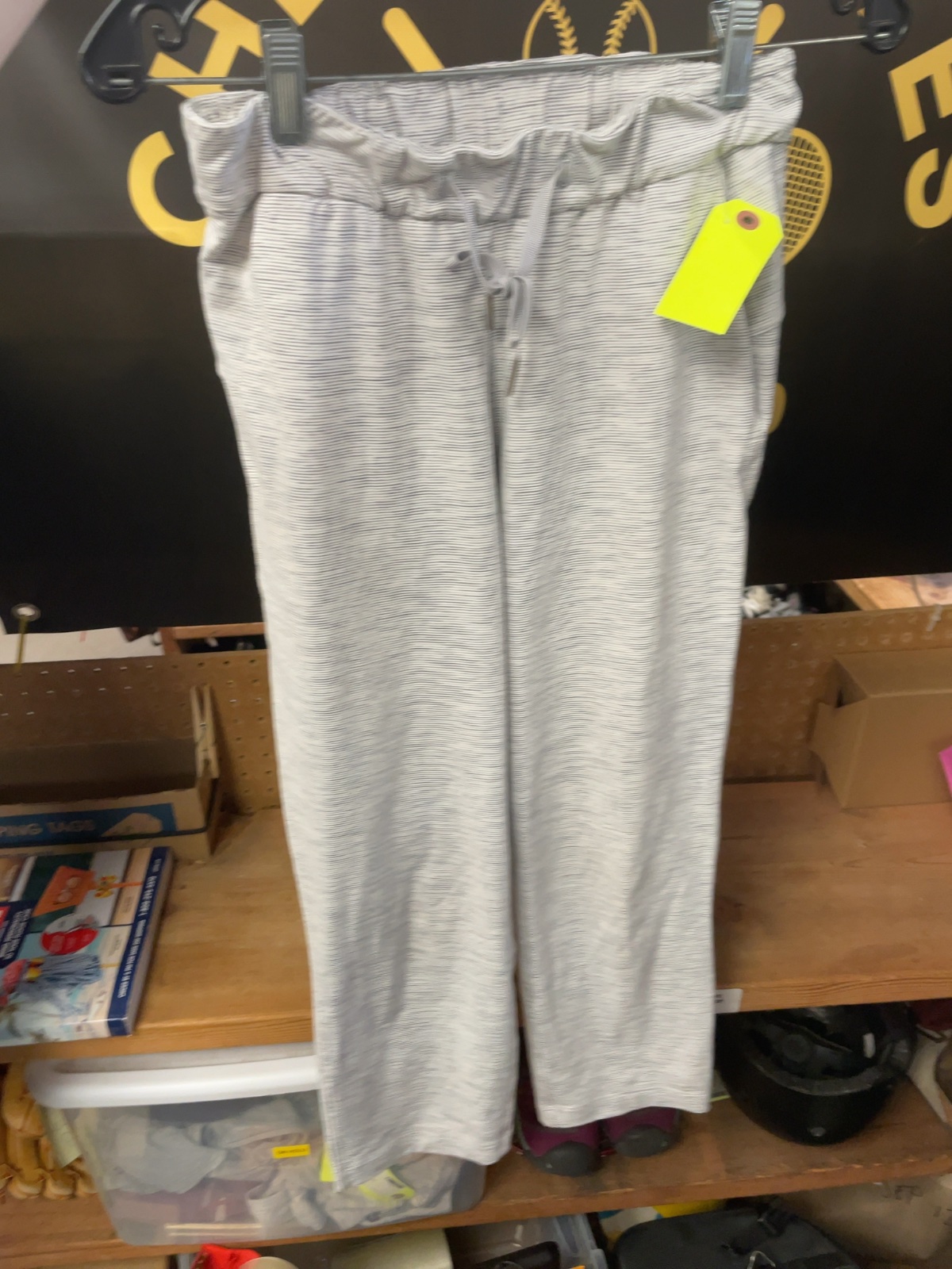 Lululemon Striped Pants Size 2 White