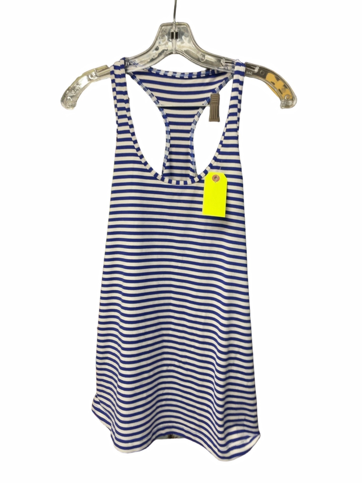Lululemon Striped Racerback Tank Top Size 12 Blue/White - image 1
