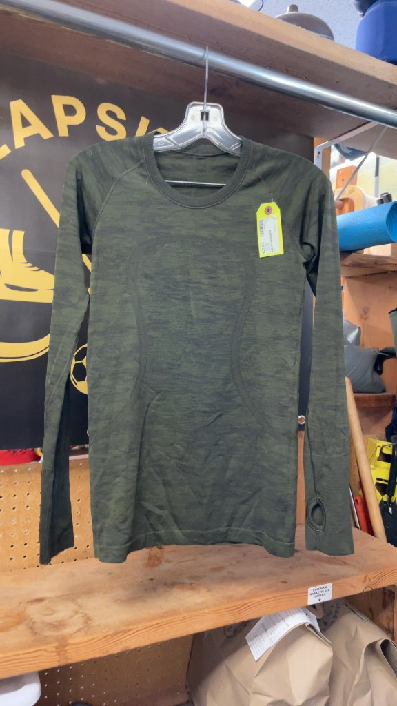 Lululemon Swiftly Tech Long Sleeve Shirt - Green - Size 6
