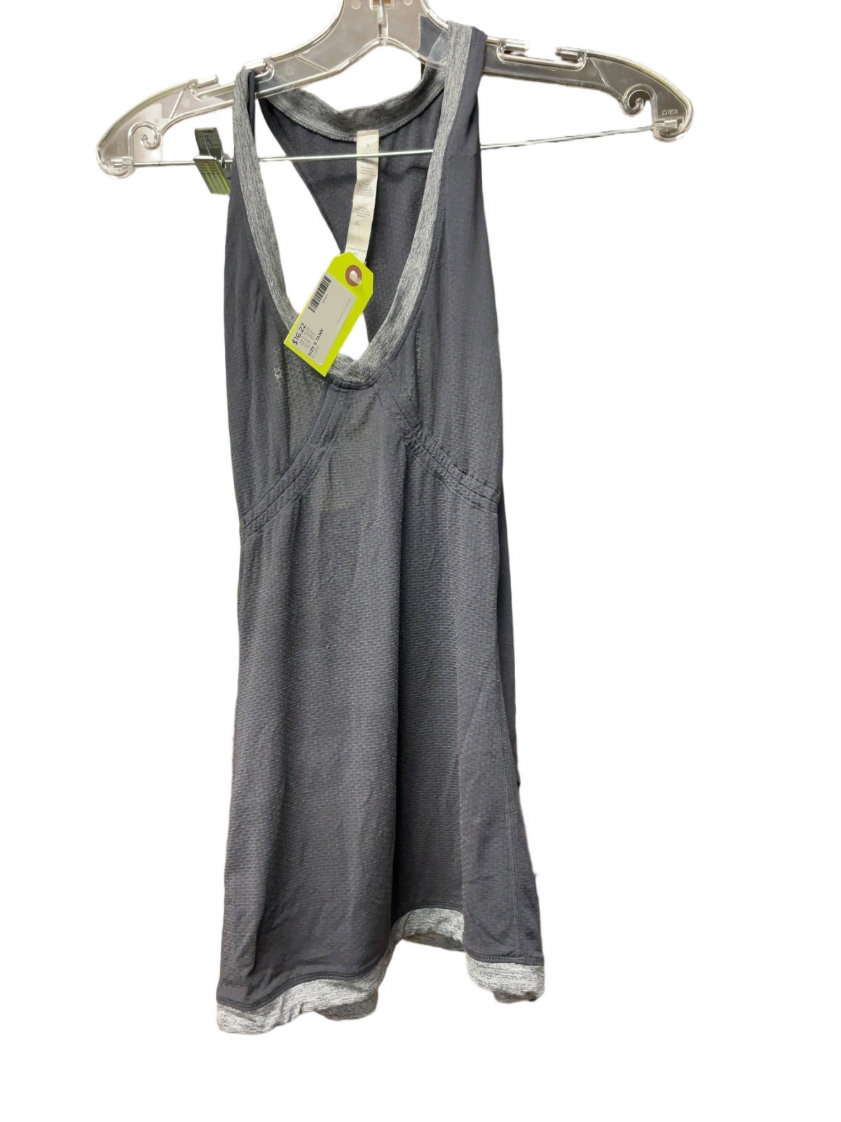 Lululemon Tank Top Size 6 Dark Grey - image 1