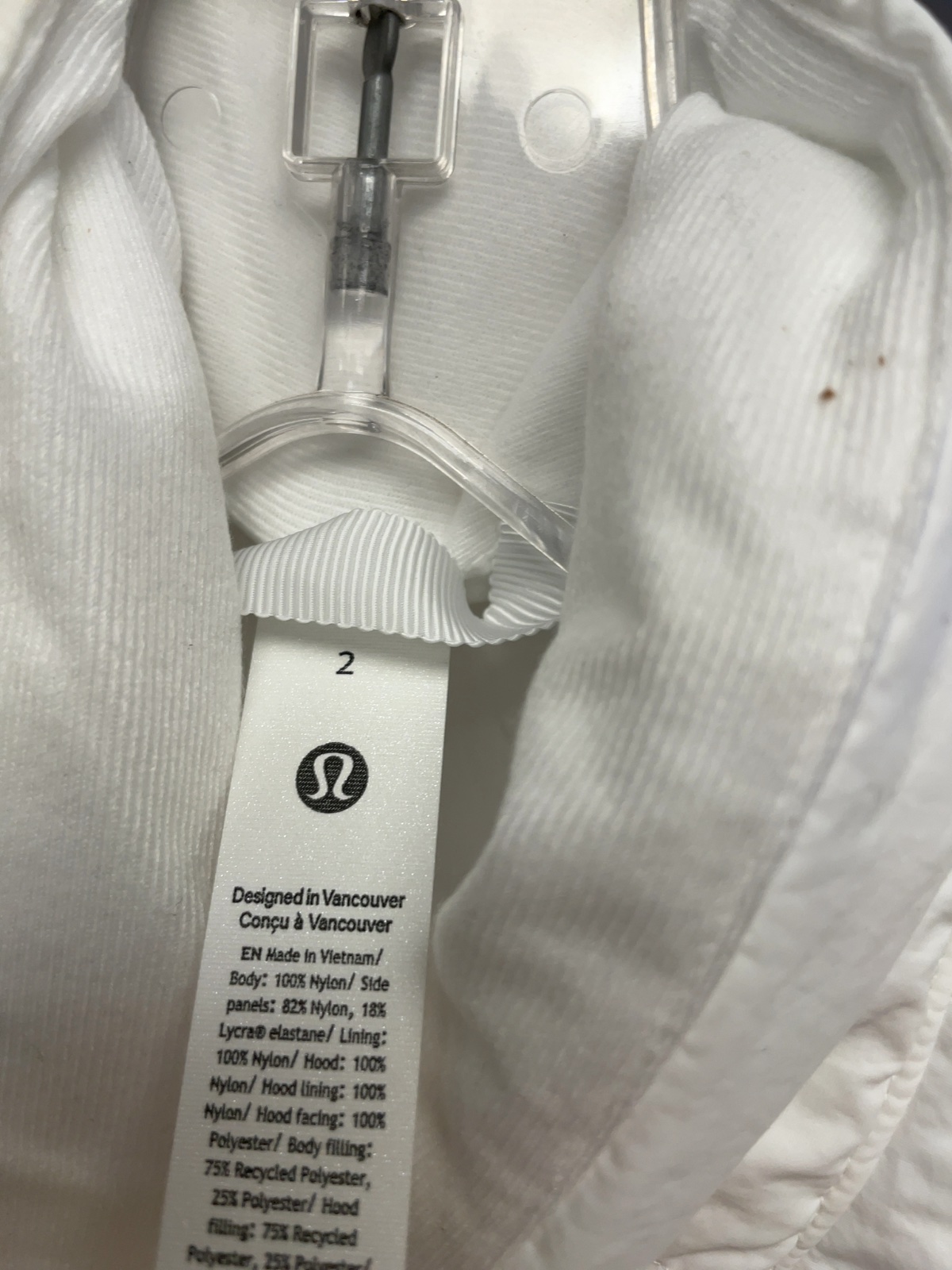 Lululemon Vest Size 2 White