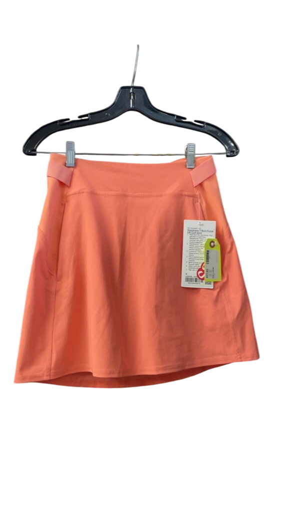 Lululemon Warpstreme Multi-Pocket HR Golf Skirt - Orange - Size 4 - image 1