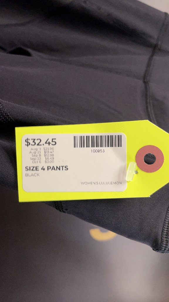 Lululemon Women's Athletic Pants - Size 4