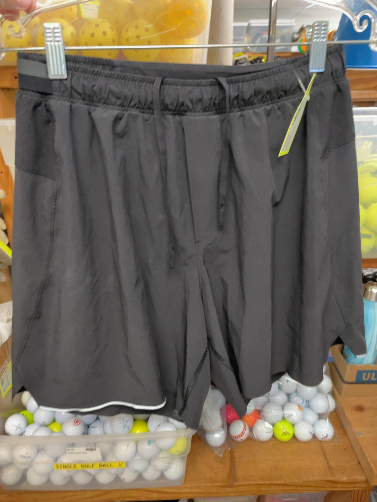 Lululemon Women's Black Athletic Shorts Size 6