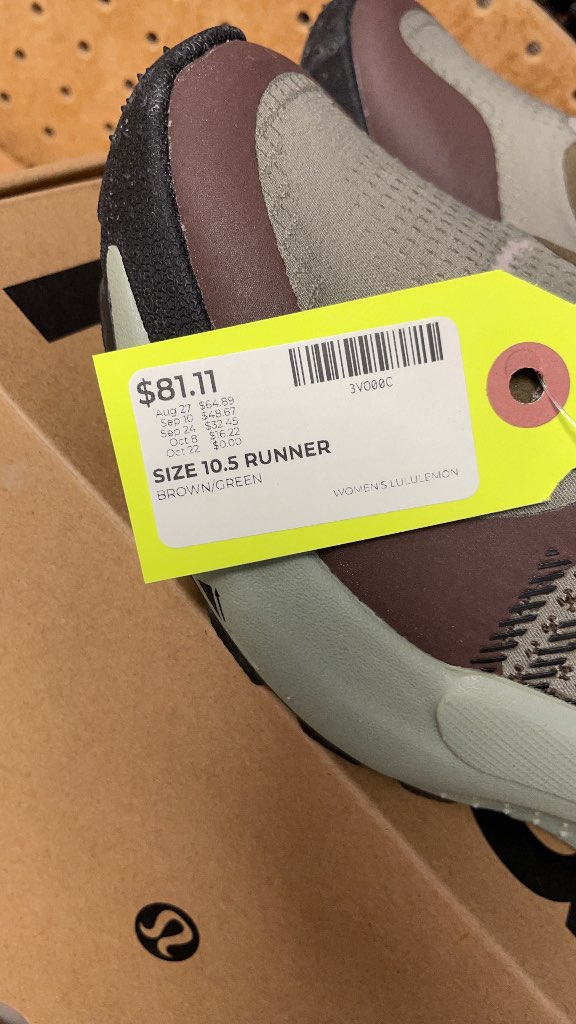 Lululemon Women's Blissfeel Trail Running Shoes Size 10.5