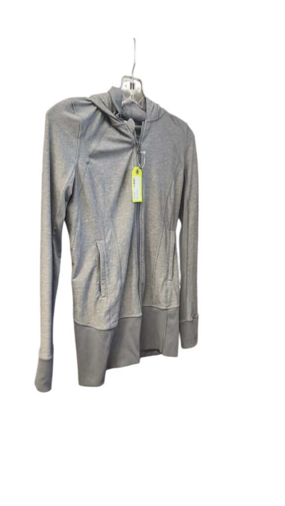 Lululemon Women's Grey Zip-Up Hoodie Jacket - Size 4