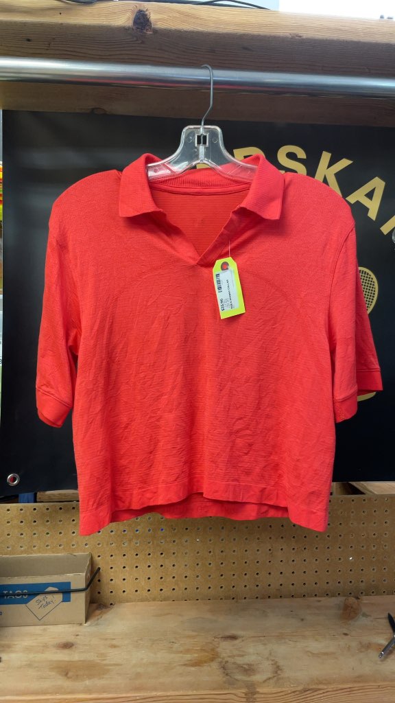 Lululemon Women's Johnny Collar Polo - Red - Size 6