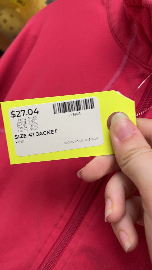 Lululemon Women's Pink Zip-Up Jacket