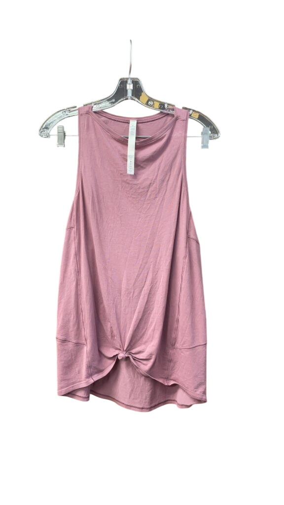 Lululemon Women's Purple Knot-Front Tank Top - Size 6