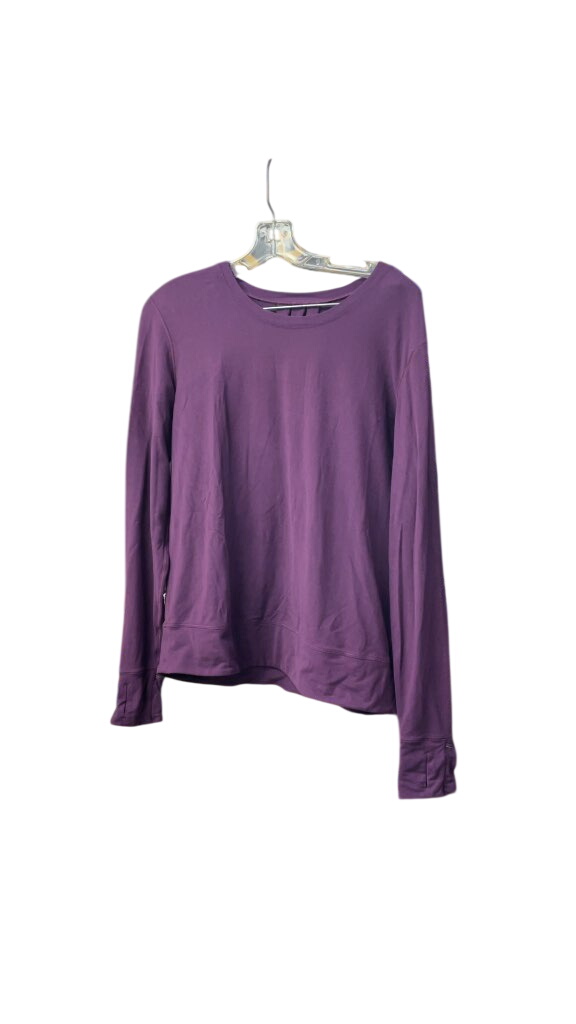 Lululemon Women's Purple Long Sleeve Shirt - Size 10