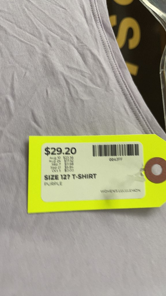 Lululemon Women's Purple T-Shirt Size 12