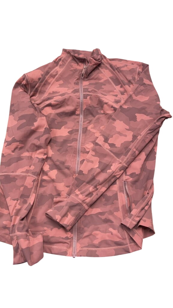 Lululemon Women's Size 20 Red Camo Zip-Up Jacket - image 1