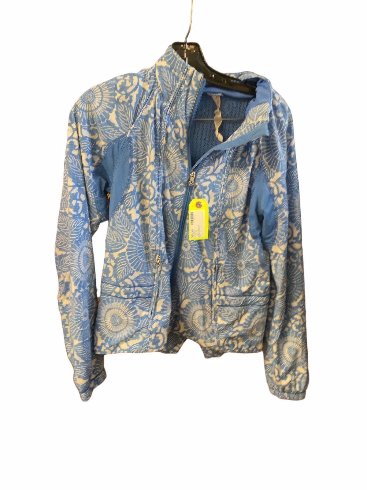 Lululemon Women's Size 4 Blue Patterned Athletic Jacket - image 1