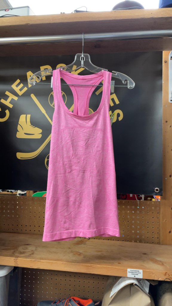 Lululemon Women's Size 8 Pink Neon Tank Top