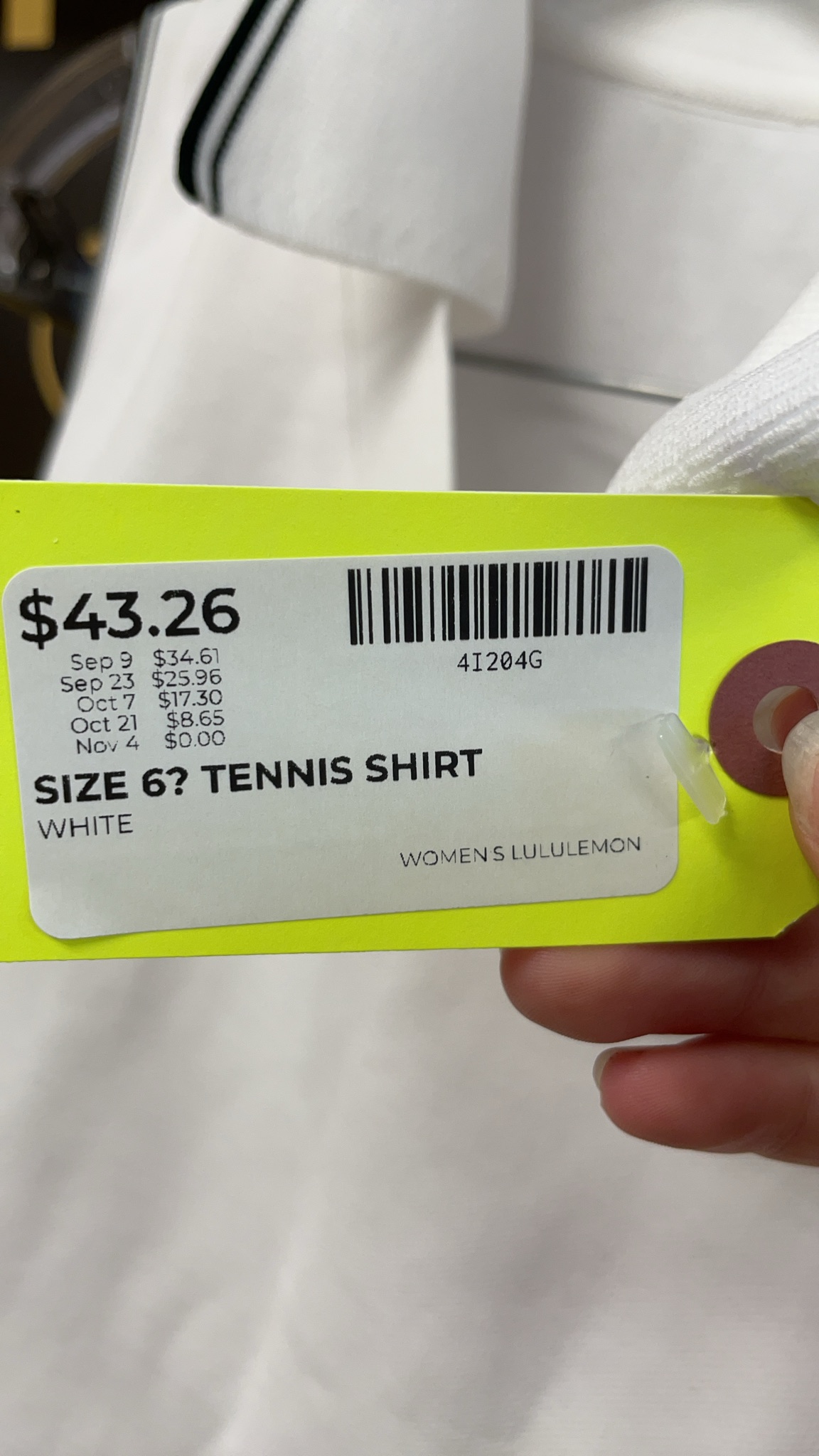 Lululemon Women's Sleeveless Tennis Polo Shirt