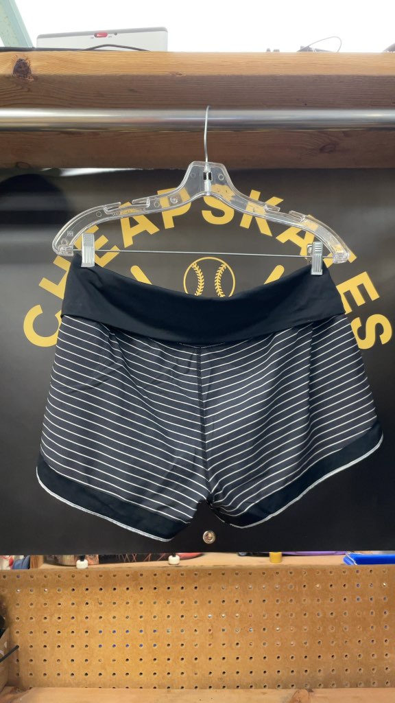 Lululemon Women's Striped Athletic Shorts