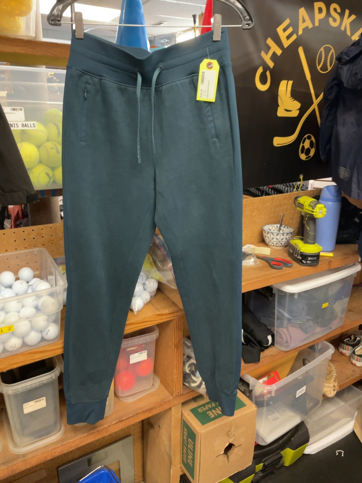 Lululemon Women's Sweatpants - Dark Teal - Size 4
