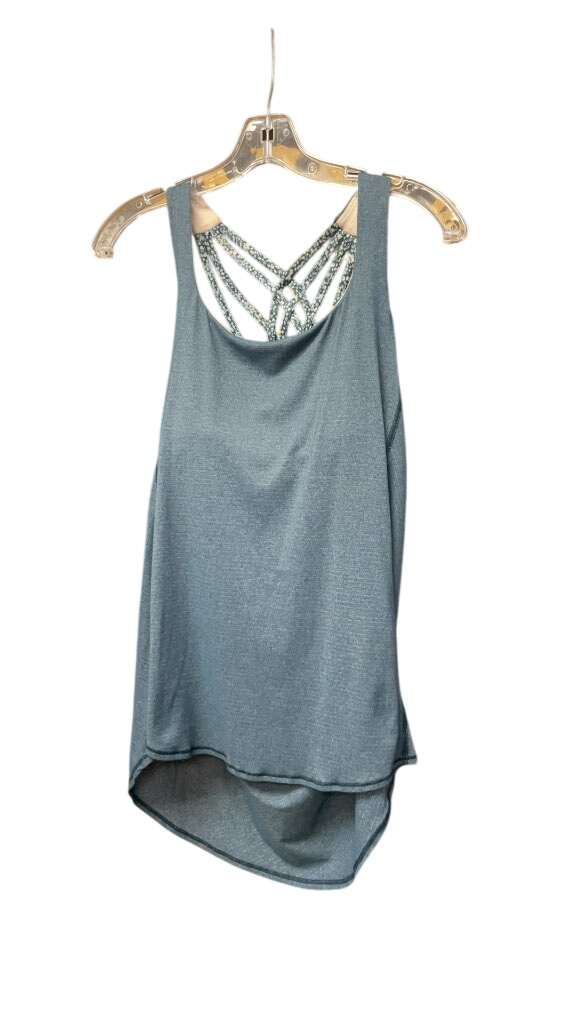 Lululemon Women's Teal Strappy Back Athletic Tank Top - Size 8 - image 1