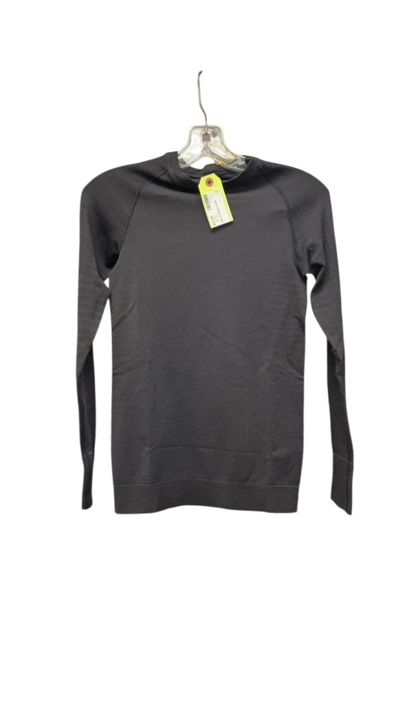 Lululemon Women's Under Layer Long Sleeve Top - Black - Size 4