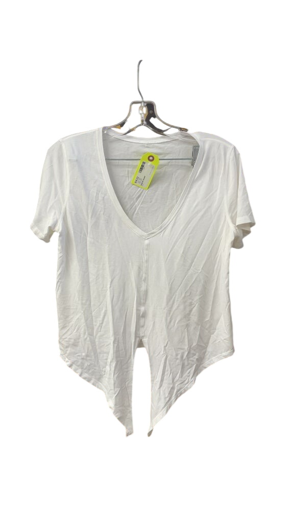 Lululemon Women's White Tie-Front V-Neck Shirt