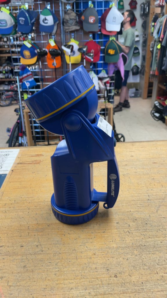 Lumilite Blue Handheld Flashlight (Batteries Included)