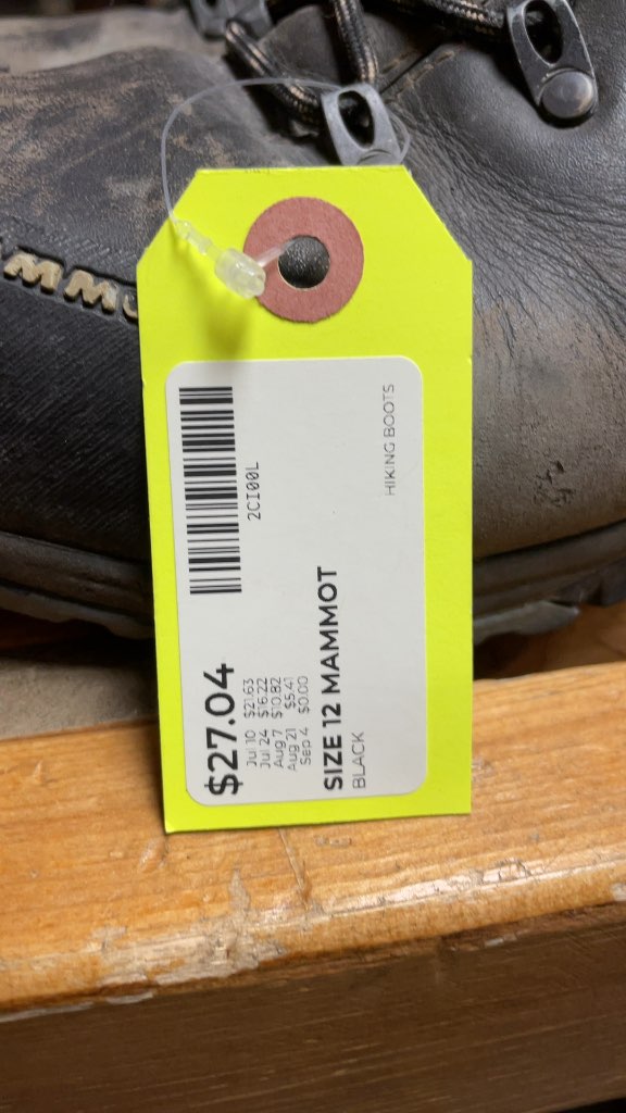 Mammut Motion Control Leather Hiking Boots - Size 12